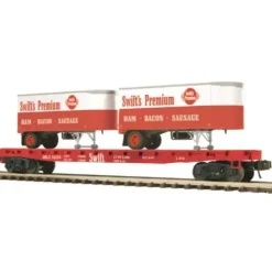 MTH 20-98884 O Scale Swift Flat Car With Trailers #56250 - Your Source for Gaming Essentials* Trains