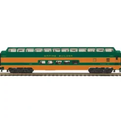 MTH 20-67229 O 70' Smooth Full Vista Dome, GN - Your Source for Gaming Essentials* Trains