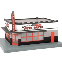 MTH 30-90448 O Squeeky's Auto Parts Single Story Corner Store - Your Source for Gaming Essentials