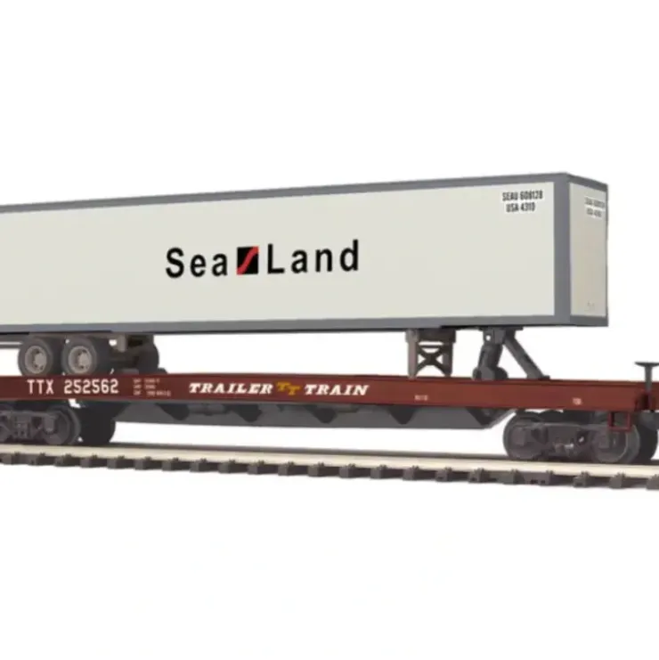 MTH 20-98863 O TT Flatcar w/48' Trailer - Your Source for Gaming Essentials* Trains