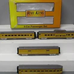 MTH 30-67821 O Union Pacific 60' Streamlined Passenger Car Set (Set of 4) - Your Source for Gaming Essentials* Trains