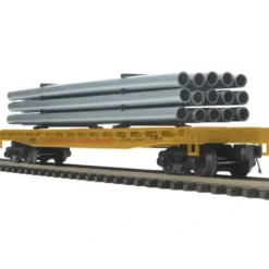 MTH 20-98843 O UP Flatcar w/Pipe Load - Your Source for Gaming Essentials* Trains