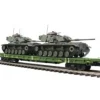 MTH 20-95469 O US Army 60' Flat Car w/2 M60 Tanks (Pack of 2) MT/Box - Your Source for Gaming Essentials* Trains