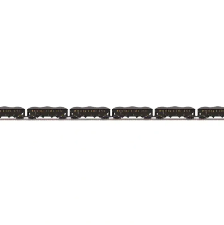 MTH 20-90892 O W&LE 4-Bay Hopper Car w/ Coal Load 6-Car Set - Your Source for Gaming Essentials* Trains