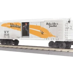 MTH 30-79474 O Western Pacific Operating Boxcar with Signal Man #19520 - Your Source for Gaming Essentials* Trains