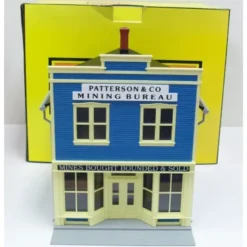 MTH 30-90275 Patterson & Co. Mining Bureau 2-Story Store Front Building - Your Source for Gaming Essentials* Trains
