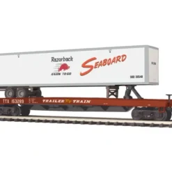 MTH 2098930 SBD FLAT CAR W/48' TRAILR - Your Source for Gaming Essentials* Trains