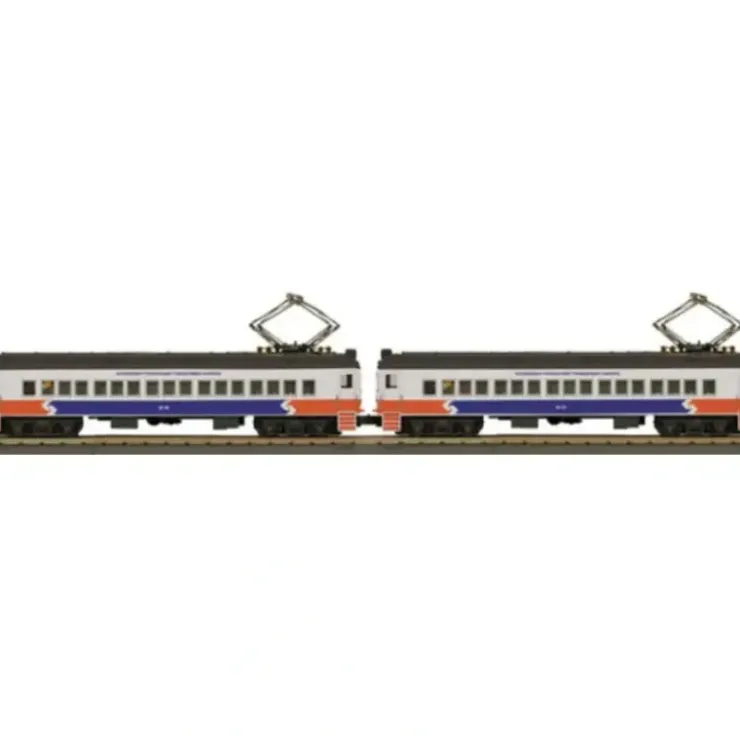 MTH 30-20175-3 Septa MU Non-Powered Passenger Electric Loco Add-On (Set of 2) - Your Source for Gaming Essentials* Trains