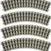 MTH 11-990424 Standard Gauge RealTrax 42" Curve Track (4) - Your Source for Gaming Essentials* Trains
