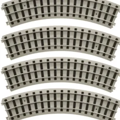 MTH 11-990424 Standard Gauge RealTrax 42" Curve Track (4) - Your Source for Gaming Essentials* Trains