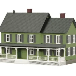 MTH 30-90185 2-Story Green Country House with White Shutters - Your Source for Gaming Essentials* Trains