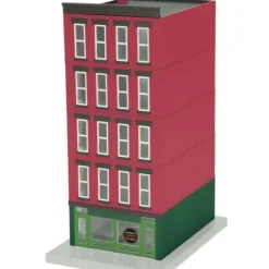 MTH 30-90278 York Avenue Hotel 5-Story Hotel w/Blinking Sign - Your Source for Gaming Essentials* Trains