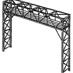NJ International 4010 HO Two-Track Signal Bridge Kit Black - Your Source for Gaming Essentials* Trains