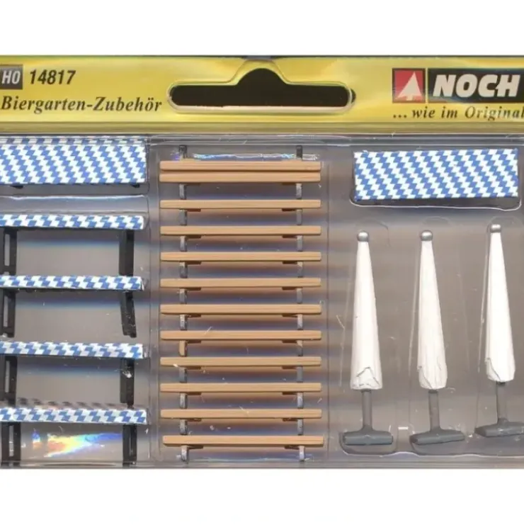 Noch 14817 HO Beer Garden Tables - Your Source for Gaming Essentials* Trains