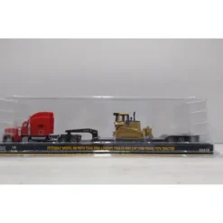 Norscot 55416 1:87 Peterbilt 389 W/Trail King Lowboy Trailer & Load CAT D5M - Your Source for Gaming Essentials* Trains