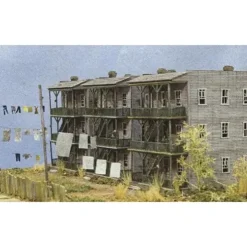Northeastern Scale Models 10108 HO Scale Tenement Row Building Kit - Your Source for Gaming Essentials* Trains