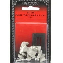 Tabletop Miniatures>Ogre with Great-Axe #01-238 Classic Ral Partha Fantasy RPG Metal Figure - Your Source for Gaming Essentials