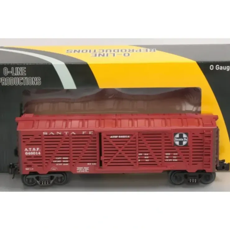 O-Line 101 AT&SF Stock Car #646014 - Your Source for Gaming Essentials* Trains