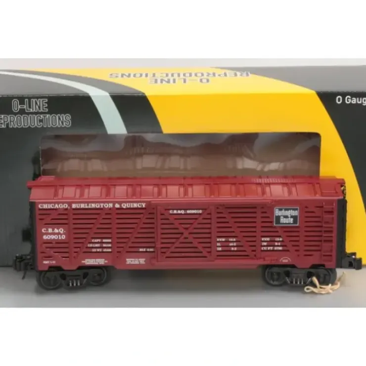 O-Line 116 CB&O Stock Car #609010 - Your Source for Gaming Essentials* Trains