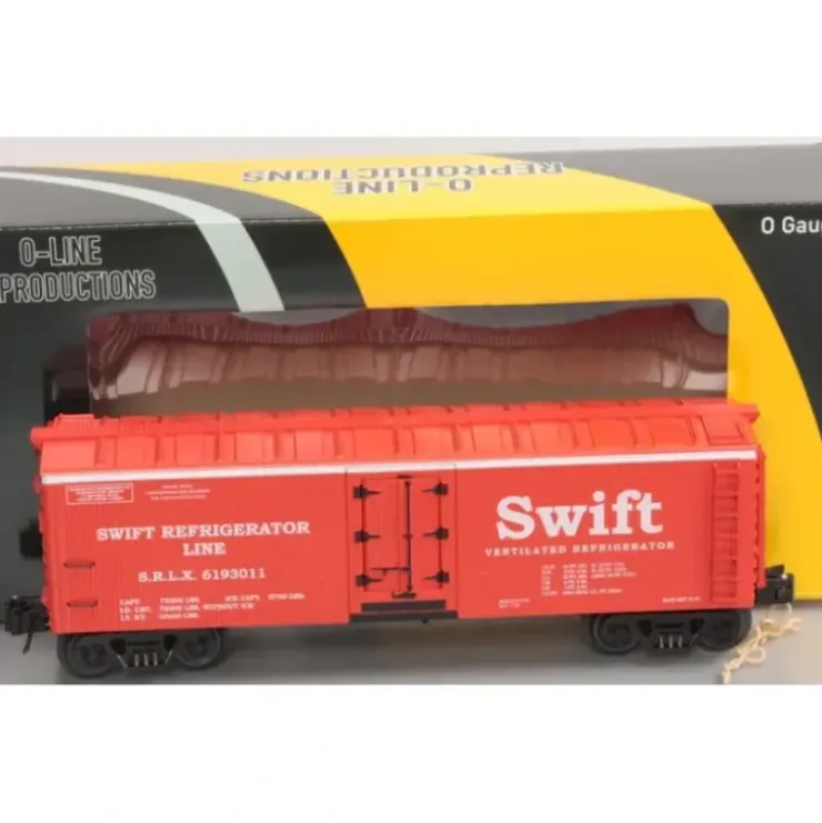 O-Line 138 Swift Meat Reefer #6193011 - Your Source for Gaming Essentials* Trains