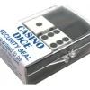 Dice>Opaque Precision Casino 3/4" Dice, 2 Pieces in Case - White with Black Pips - Your Source for Gaming Essentials