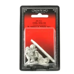 Tabletop Miniatures>Orc Biker Standing and Mounted #20-521 Shadowrun RPG Metal Ral Partha Figure - Your Source for Gaming Essentials
