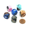 Dice>Pack of 6 Chessex Custom Engraved 16mm D6 Assorted Style Dice - Elder Sign - Your Source for Gaming Essentials