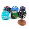 Dice>Pack of 6 Chessex Custom Engraved 16mm D6 Assorted Style Dice - Sad Trombone - Your Source for Gaming Essentials