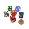 Dice>Pack of 6 Chessex Custom Engraved 16mm D6 Assorted Style Military Dice - Army - Your Source for Gaming Essentials