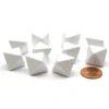 Dice>Pack of 10 D8 Blank Standard Sized Dice - White - Your Source for Gaming Essentials