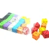 Dice>Pack of 36 D6 Large 2" 50mm Spotted 1 to 6 Foam Dice - Assorted Colors - Your Source for Gaming Essentials