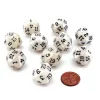 Dice>Pack of 10 D20 20mm Koplow Games Pearl Dice - Gray - Your Source for Gaming Essentials