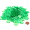 Board Games>Pack of 250 Transparent Green Extra Thick 3/4" 19mm Sorting Chips - Your Source for Gaming Essentials