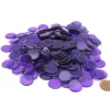 Board Games>Pack of 250 Transparent Purple Extra Thick 3/4" 19mm Sorting Chips - Your Source for Gaming Essentials