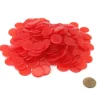 Board Games>Pack of 250 Transparent Red Extra Thick 3/4" 19mm Sorting Chips - Your Source for Gaming Essentials