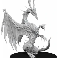 Tabletop Miniatures>Pathfinder Deep Cuts Unpainted Miniature (W14): Blue Dragon - Your Source for Gaming Essentials
