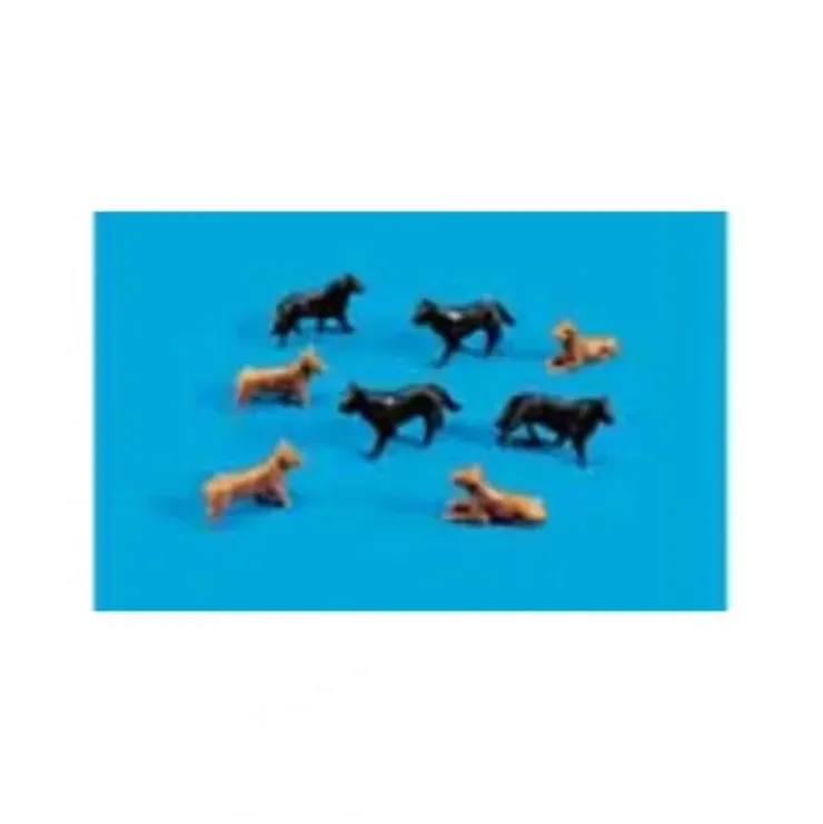 Peco 5102 HO Dogs Figures (Set of 8) - Your Source for Gaming Essentials* Trains