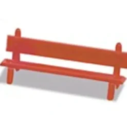 Peco LK-26 HO/OO Platform Seats (Pack of 12) - Your Source for Gaming Essentials* Trains