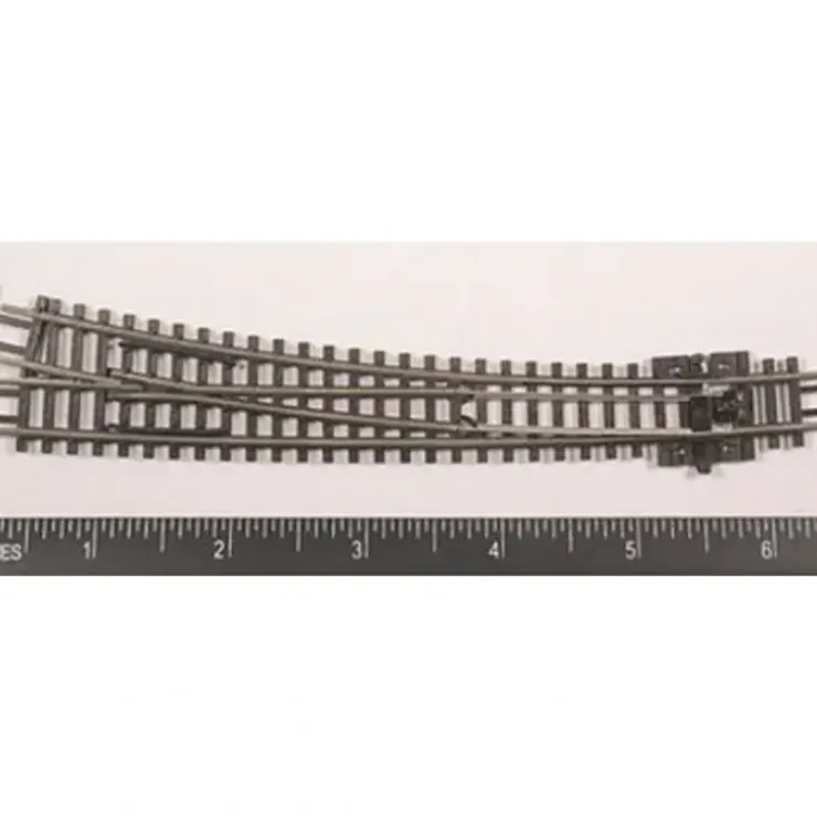 Peco SL-E386F N Code 55 10 18" x 36" Radius Curved Right Hand Switch Turnout - Your Source for Gaming Essentials* Trains