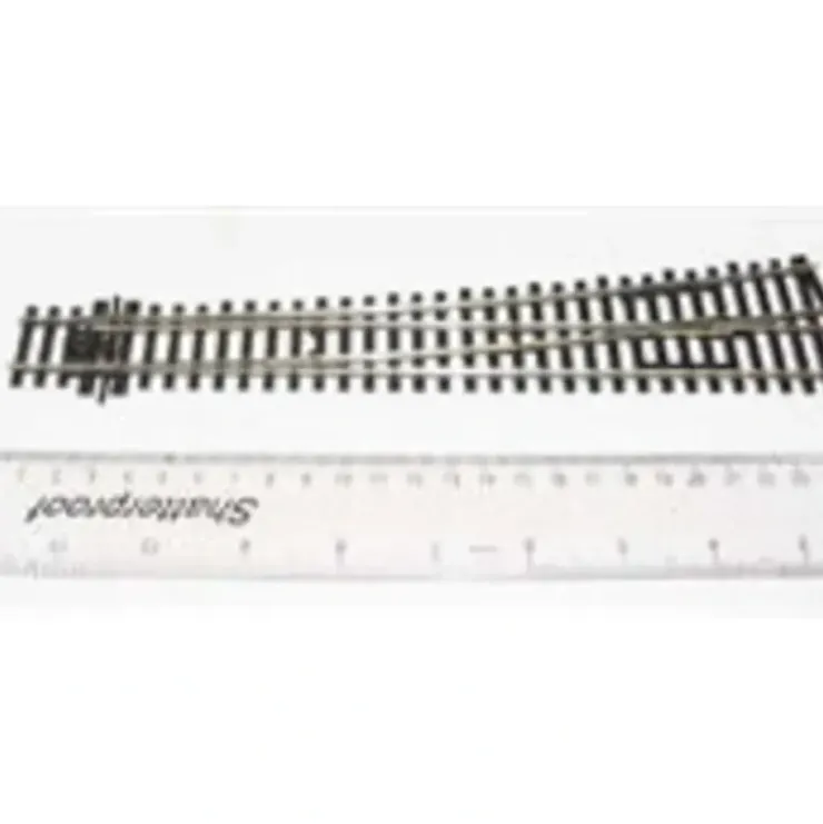 Peco SL-E189 HO Code 75 12 60" Radius Left Hand Switch Turnout - Your Source for Gaming Essentials* Trains
