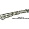 Peco SL-E87 HO/OO Code 100 60"Radius Electrofrog Left Hand Curved Switch Turnout - Your Source for Gaming Essentials* Trains