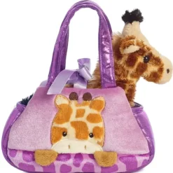 Toys>7" Peek-A-Boo - Giraffe Pet Carrier Aurora Plush Stuffed Animal - Your Source for Gaming Essentials