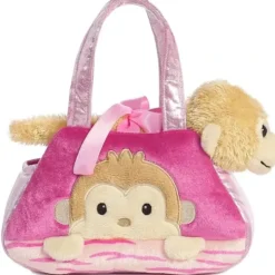 Toys>7" Peek-A-Boo - Monkey Pet Carrier Aurora Plush Stuffed Animal - Your Source for Gaming Essentials