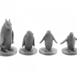 Tabletop Miniatures>Penguin Attack Pack #30061 Reaper Legends: Bones USA Unpainted Plastic Figures - Your Source for Gaming Essentials