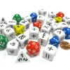 Dice>31 Piece Math Classroom Dice Set - Add Subtract Multiply Divide Whole Fractions - Your Source for Gaming Essentials