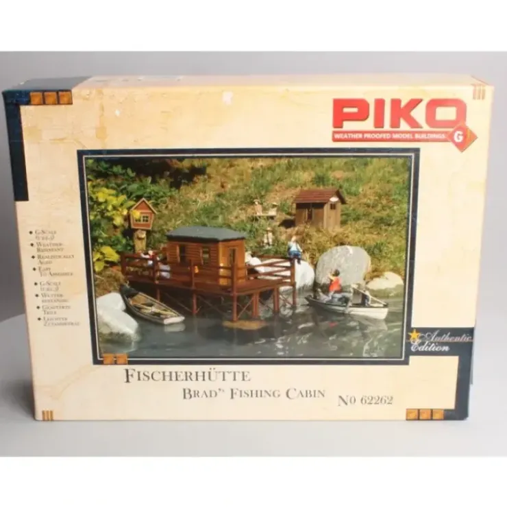 Piko 62262 G Scale Brad's Fishing Cabin Building Kit - Your Source for Gaming Essentials* Trains