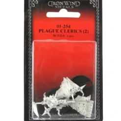 Tabletop Miniatures>Plague Clerics #01-254 Classic Ral Partha Fantasy RPG Metal Figure - Your Source for Gaming Essentials