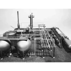 Plastruct 1008 HO 16-1/2" x 23-1/2" x 7-1/2" Petro/Chemical Refinery Kit - Your Source for Gaming Essentials* Trains