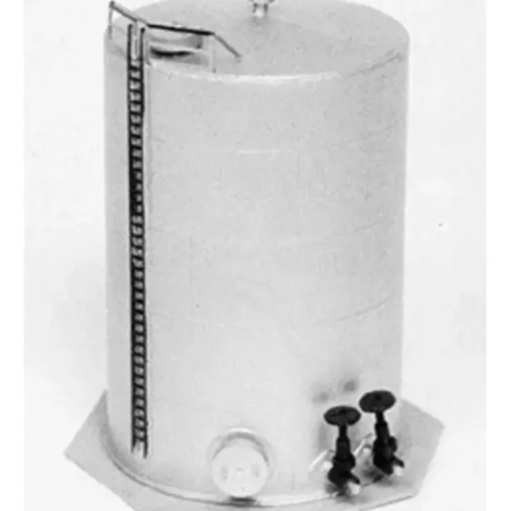 Plastruct 2015 N Trackside Series 2" x 2" x 3" Scone Roof Oil Storage Tank Kit - Your Source for Gaming Essentials* Trains