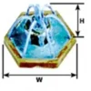 Plastruct 94734 O 1-7/16" x 1-3/16" Hexagon Fountain - Your Source for Gaming Essentials* Trains